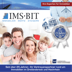 Infoflyer zum runterladen - IMS-BIT Immobilien Treuhand GmbH Wehr
