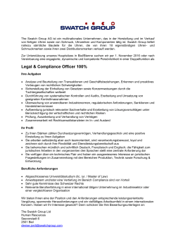PDF öffnen - jobs.NZZ.ch, Jobs