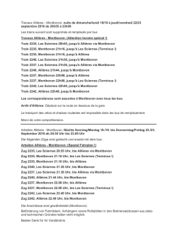 Info Travaux