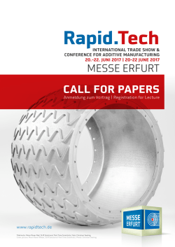 kompletten Call for Papers downloaden