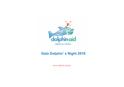 Präsentation - Dolphin Aid