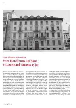 Vom Hotel zum Rathaus – St.Leonhard-Strasse 15 (2)