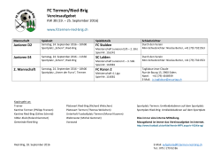 Aufgebot_KW38 - FC Termen/Ried-Brig