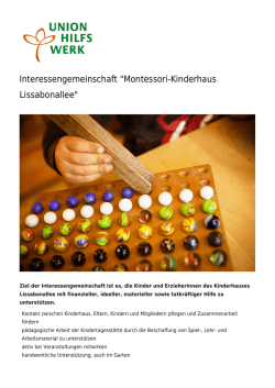 Interessengemeinschaft "Montessori-Kinderhaus