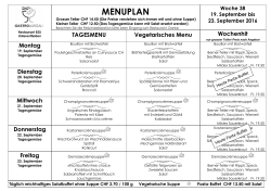 menuplan - GastroAargau