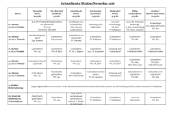 Gottesdienste 2016-5 - Ev.Kirche Schmöckwitz