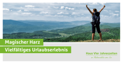 Hausprospekt - Haus Vier Jahreszeiten im Hahnenklee am See
