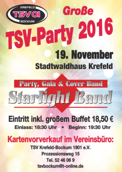gro&szlig;e TSV-Party 2016