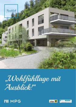 Imagebroschüre - Ausblick . Wohnen in Gratwein