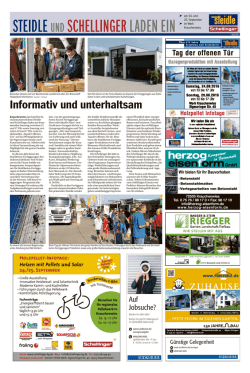 Informativ und unterhaltsam