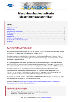 als PDF anzeigen - AMS Berufslexikon