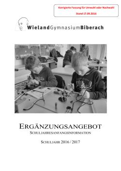 Freitag - Wieland-Gymnasium, 88400 Biberach
