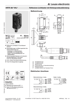 Datenblatt - Leuze electronic