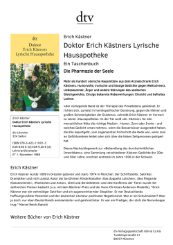 Doktor Erich K&auml;stners Lyrische Hausapotheke