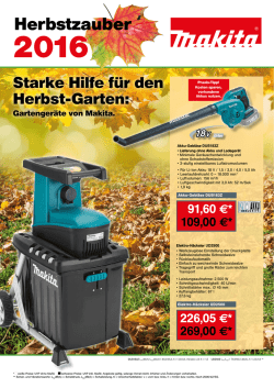Herbstzauber 2016 - Werkzeuge Dietrich