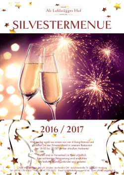 silvestermenue - Alt Lohbrügger Hof