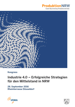 Industrie 4.0 &ndash; Erfolgreiche Strategien f&uuml;r den Mittelstand in