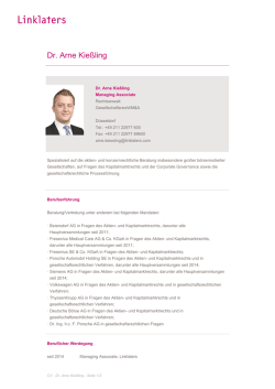 Dr. Arne Kie&szlig;ling
