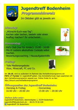Jugendtreff Bodenheim