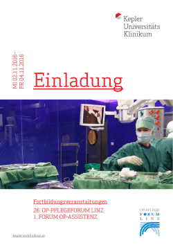 Einladung - Akh Linz