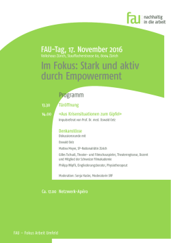 Im Fokus: Stark und aktiv durch Empowerment