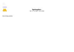 Drucken - Speiseplan