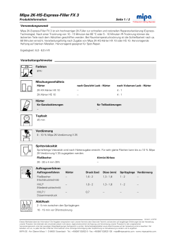 Mipa 2K-HS-Express-Filler FX 3
