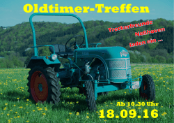 Oldtimer-Treffen 18.09.16