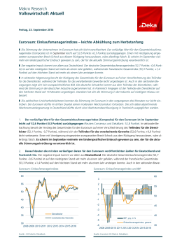 Euroraum: Einkaufsmanagerindizes – leichte Abkühlung zum