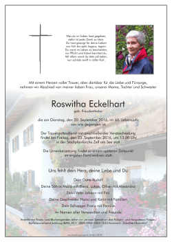 Eckelhart Roswitha20.09.2016