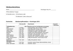 Obstbaumbestellung