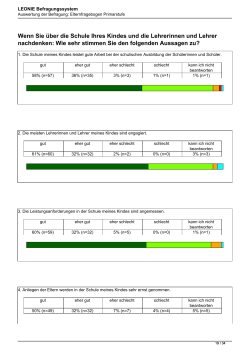 Elternumfrage - Boy Lornsen Grundschule Brunsbüttel
