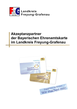 Akzeptanzpartner-Broschüre - Landkreis Freyung