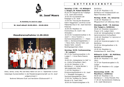 18.09.-25.09. - St. Josef Moers