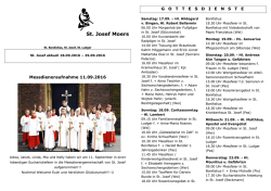 18.09.-25.09. - St. Josef Moers