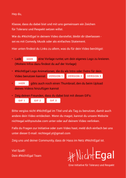 Hey du, Klasse, dass du dabei bist und mit uns gemeinsam ein