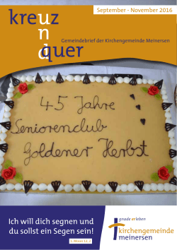 Ausgabe 4/2016 - Ev.-luth. Kirchengemeinde Meinersen