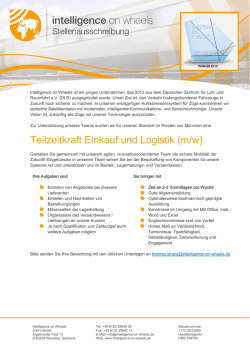 Intelligence on Wheels Briefkopf