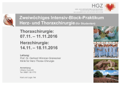 Intensiv-Block-Praktikum Nov 2016