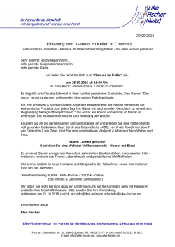 Einladung (klick) - Elke-Fischer-Net