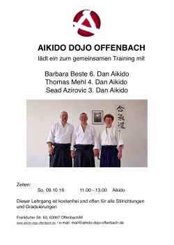 aikido dojo offenbach - Aikido Schule Takeshin