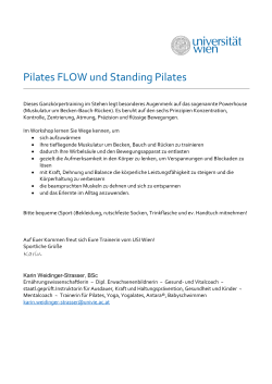 Pilates FLOW und Standing Pilates