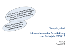 Infos... - Goetheschule Essen