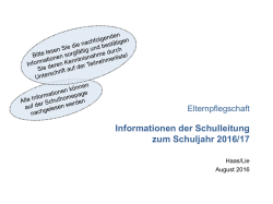 Infos... - Goetheschule Essen