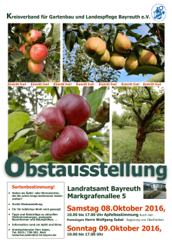 Info 2 - Kreisverband für Gartenbau und Landespflege Bayreuth