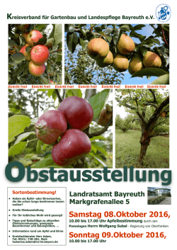 Info 2 - Kreisverband f&uuml;r Gartenbau und Landespflege Bayreuth