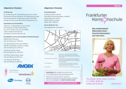 FHS Spezial 8 - Frankfurter Hormonschule