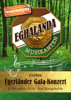Egerl&auml;nder Gala-Konzert