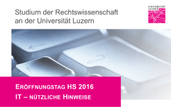 OLAT - Universität Luzern