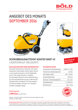 Informationen  - B&ouml;ld Reinigungssysteme GmbH